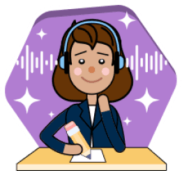 Ape che impara una lingua attraverso i giochi